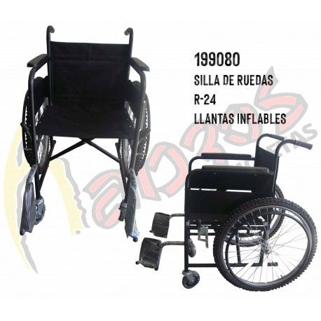 (199080) SILLA DE RUEDAS R-24 LLANTAS INFLABLES