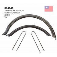 (093046) JUEGO DE SALPICADERA R-24 MTB CP ANCHA TAIWAN