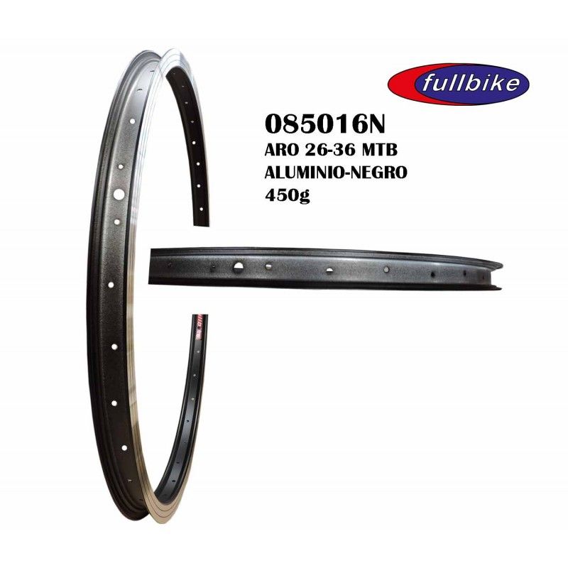 (058016N) ARO 26-36 MTB ALUMINIO NEGRO FILLBIKE 450g