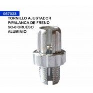 (057023) TORNILLO AJUSTADOR DE ALUMINIO PARA PALANCA DE FRENO SC-8 GRUESO