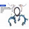 (052084) FRENO CROSS ALUMINIO CON PALANCA DE ALUMINIO 3 DEDOS SS-81G AZUL