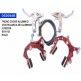 (052084B) FRENO CROSS ALUMINIO CON PALANCA DE ALUMINIO 3 DEDOS SS-81G