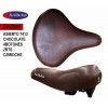 (012205) ASIENTO 7413 CHOCOLATE 4 BOTONS 2 RTS CON BROCHE FULLBIKE