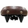 (012205) ASIENTO 7413 CHOCOLATE 4 BOTONS 2 RTS CON BROCHE FULLBIKE