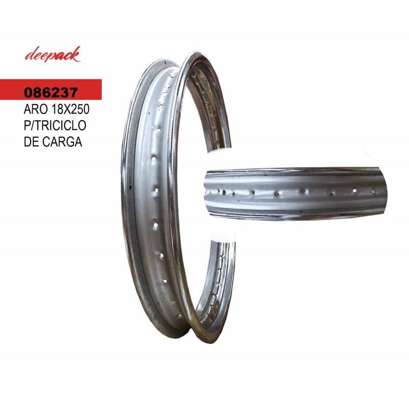 (086237) ARO 18X250 PARA TRICICLO DE CARGA DEEPAK