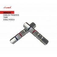 (066045) DIABLO TRASERO 75 MM DOBLE ROSCA DEEPAK