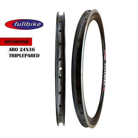 (085069NE)  ARO 24-36 TRIPLE PARED FULLBIKE NEGRO