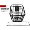 (048278) CANASTILLA 26 NEGRO C/ BASE PLAT-HB