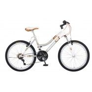 195031 (BICICLETA R-24 BENOTTO Montaña MADEIRA R20 21V. Niña FS Sunrace Frenos ”V” Acero Rosa/Blanco)