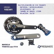 (102341) MULTIPLICACION 24/38T VORTEX-551-TTB 175MMM PROWHEEL