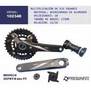 (102348) MULTIPLICACION 22/36T ZEPHYR-501-TT 175M 10 VEL PROWHEEL
