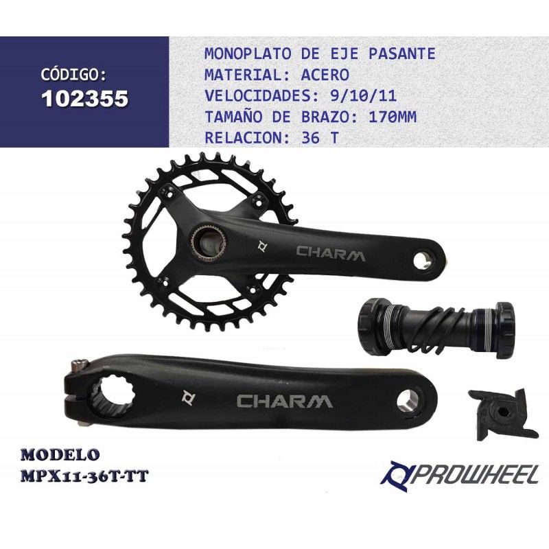 (102355) MULTIPLICACION 36T CHARM-36T-TT 170 MM PROWHEEL