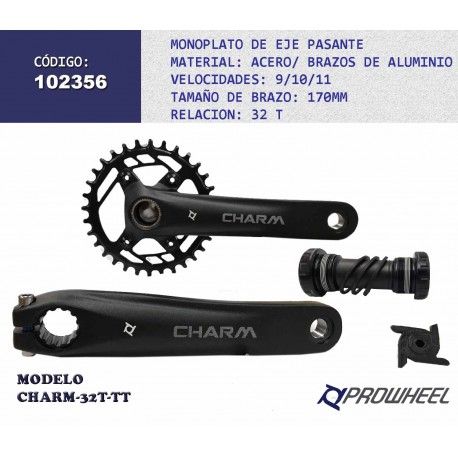 (102356) MULTIPLICACION 32T CHARM-32T-TT 170MM PROWHEEL