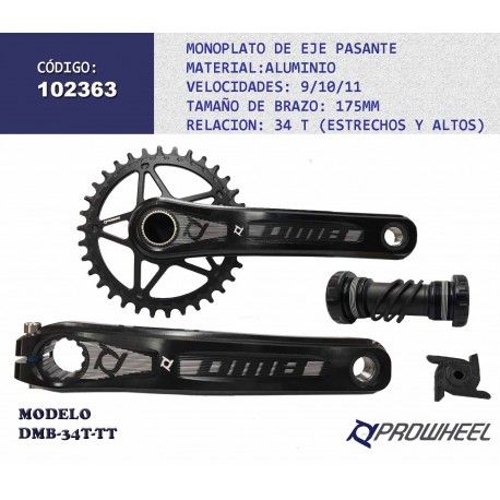 (102363) MULTIPLICACION 34T-TT 175 MM PROWHEEL