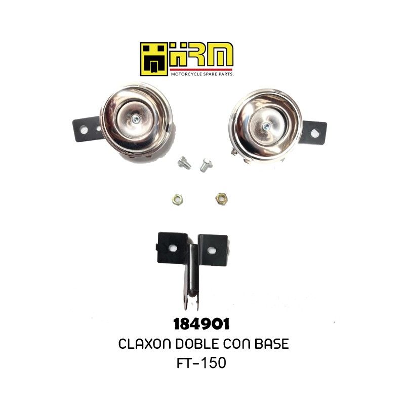 (184901) CLAXON DOBLE CON BASE FT-150