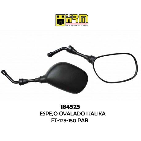 (184525) ESPEJO OVALADO ITALIK FT125-150HRM