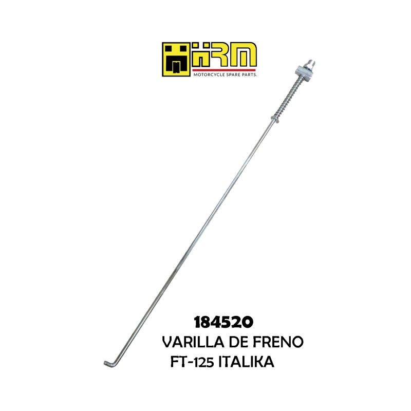 (187020) VARILLA DE FRENO ITALIKA FT125 HRM
