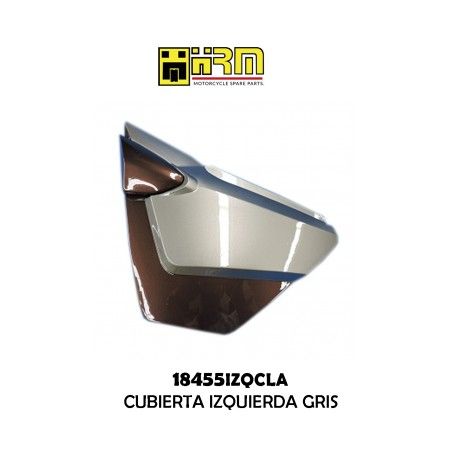 (184559IZQCLA) CUBIERTA IZQUIERDA GRIS-CAFE FT-125 SPORT