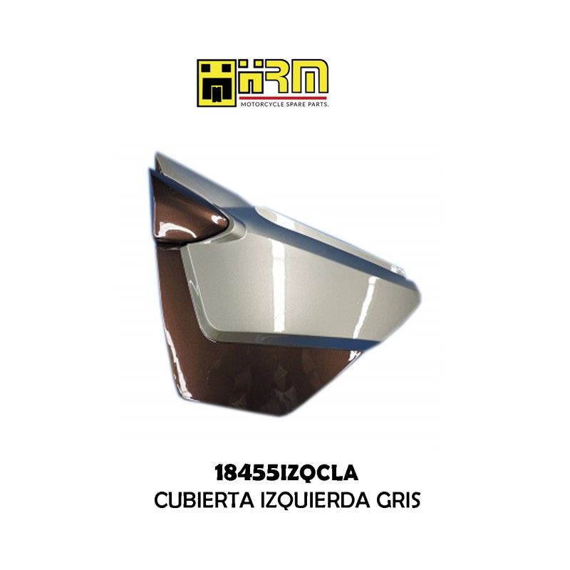 (184559IZQCLA) CUBIERTA IZQUIERDA GRIS-CAFE FT-125 SPORT