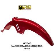 (187040) SALPICADERA DELANTERA FT-150 COLOR ROJO