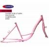(022115ROS) CUADRO ROSA DAMA FULLBIKE R-26 CON PIVOTE CENTRO AMERICANO