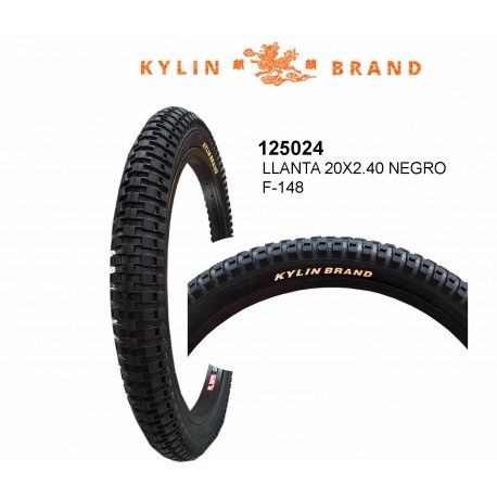 125024 (LLANTA 20X2.20 NEG F-148 KYLIN BRAND)