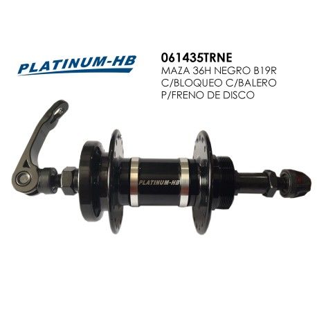 (061435TRNE) MAZA 36 NEGRO B19/SEPo/fno/ disc C/bale PLATINUM 50*