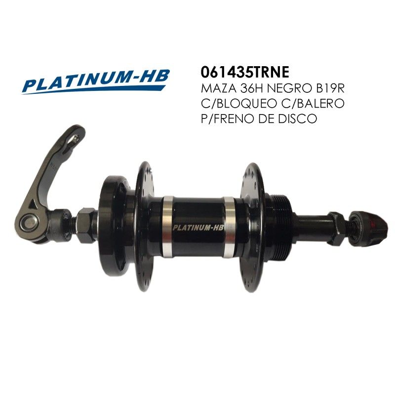 (061435TRNE) MAZA 36 NEGRO B19/SEPo/fno/ disc C/bale PLATINUM 50*