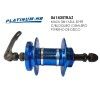 (061435TRAZ) MAZA TRASERA 36H AZUL B19R CON BLOQUEO PARA FRENO DE DISCO CON BALERO PLATINUM HB