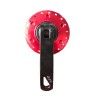 (061435TRRO) MAZA TRASERA 36H ROJO B19R CON BLOQUEO PARA FRENO DE DISCO CON BALERO PLATINUM HB