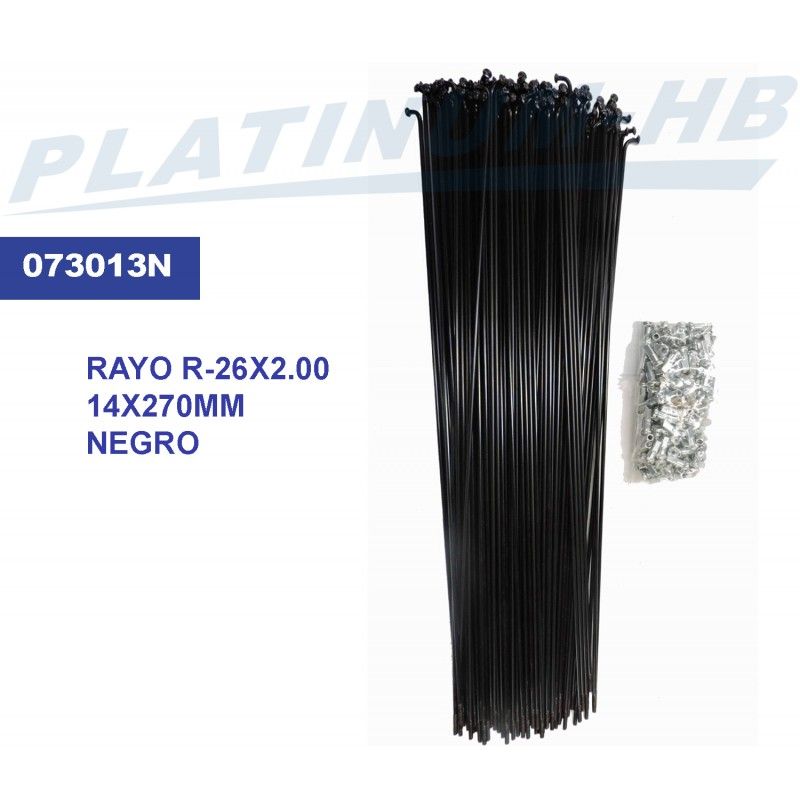 (073013N) RAYO R-26X2.00 14X270MM NEGRO G PLATINUM HB