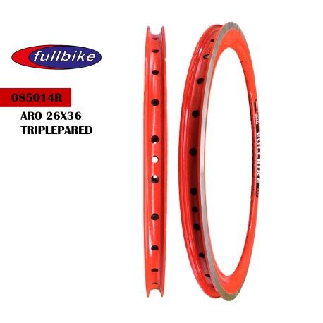 (085014R) ARO 26X36 TRIPLEPARED FULLBIKE ROJO