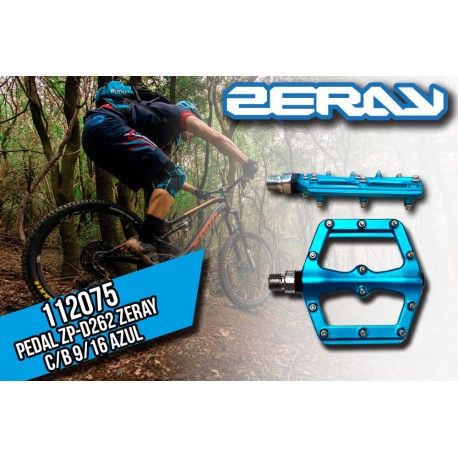 (112075) PEDAL ZP-D262  ZERAY C/B 9/16 azul