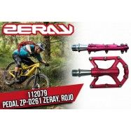 (112079) PEDAL ZP-D261  ZERAY ROJO,AZUL
