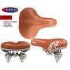 (012221) ASIENTO FULLBIKE 2/RESORTES COLOR CAFE CON FLOR