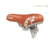 (012221) ASIENTO FULLBIKE 2/RESORTES COLOR CAFE CON FLOR