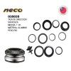 (035035) TAZA DIR NECO H398 ALUM NEGRO 1-1/8 1.5