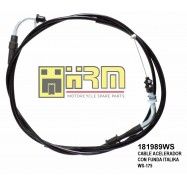 (181989WS) CABLE ACELERADOR C/F ITALIK WS-170100*