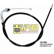 (181990) CABLE ACELERADOR C/FUNDA FT150,,100