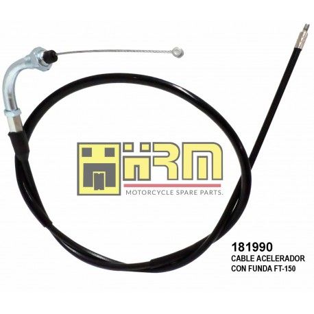 (181990) CABLE ACELERADOR C/FUNDA FT150,,100