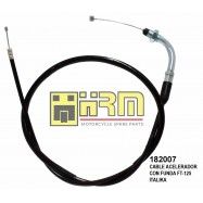(182007) CABLE D ACELERADOR C/FUNDA FT125,,100*