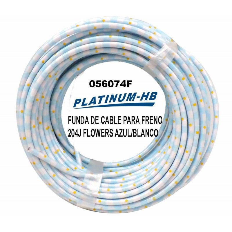 (056074F) FUNDA P/CABLE 204J,FLOWERS PLAT-HB