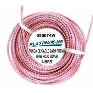 (056074W) FUNDA P/CABLE 204W ROJOSILVERajedrez PLATINUM-HB