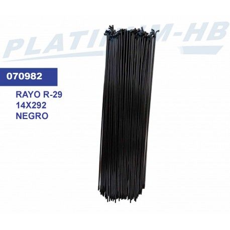 (070980) RAYO 29   14X292 NEGRO PLATINUM-HB