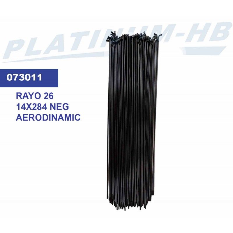 (073011) RAYO R-28X2.0 14X285 NEGRO AERODINAMICO PLATINUM-HB