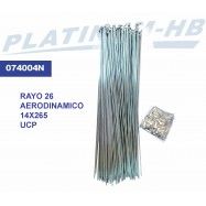 (074004N) RAYO R-26X2.0 14X265MM UCP AERODINAMICO  PLATINUM HB