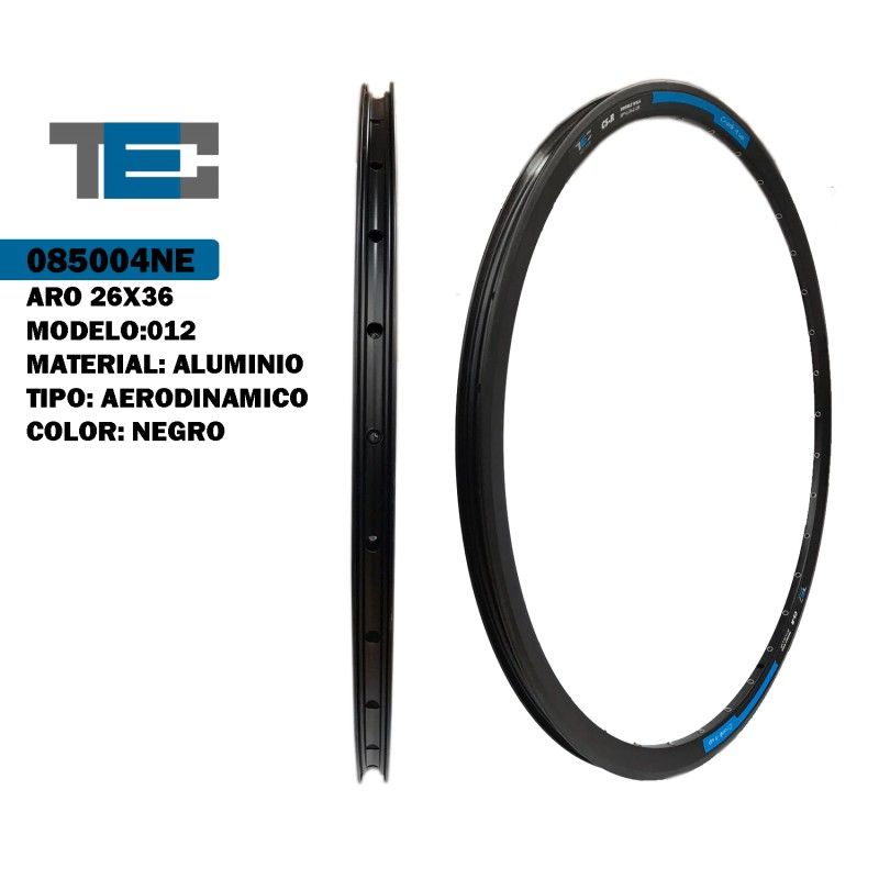 (085004NE) ARO 26X36 TEC 012 ALUM AERO NEGRO