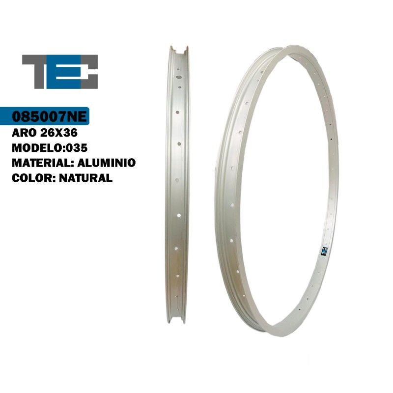 (085007) ARO 26X36 TEC 035 ALUMINIO NATURAL