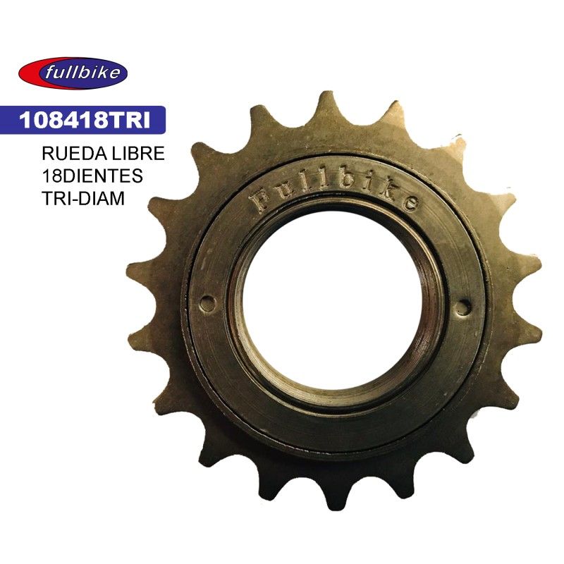 (108418TRI) RUEDA LIBRE 18D FULLB TRI-DIAMcaj
