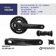 (102360) MULTIPLICACION 26/36 CLAW-581-TT 175MM 11V PROWHEEL